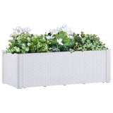 Vidaxl planter højt med selvudviklet system 100x43x33 cm hvid