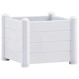 Vidaxl planter hævet 43x43x35 cm pp hvid