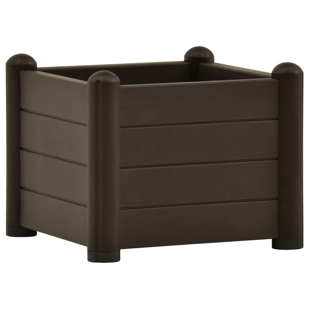 Vidaxl Planter Insert 43x43x35 cm pp mokka