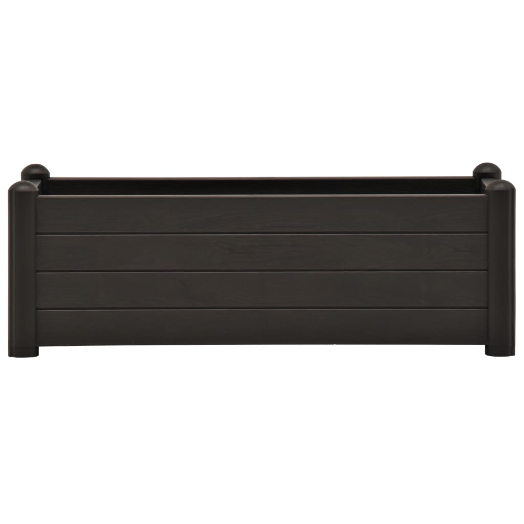 Vidaxl Planter hævede 100x43x35 cm pp anthracite