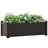 Vidaxl Planter hævede 100x43x35 cm pp anthracite