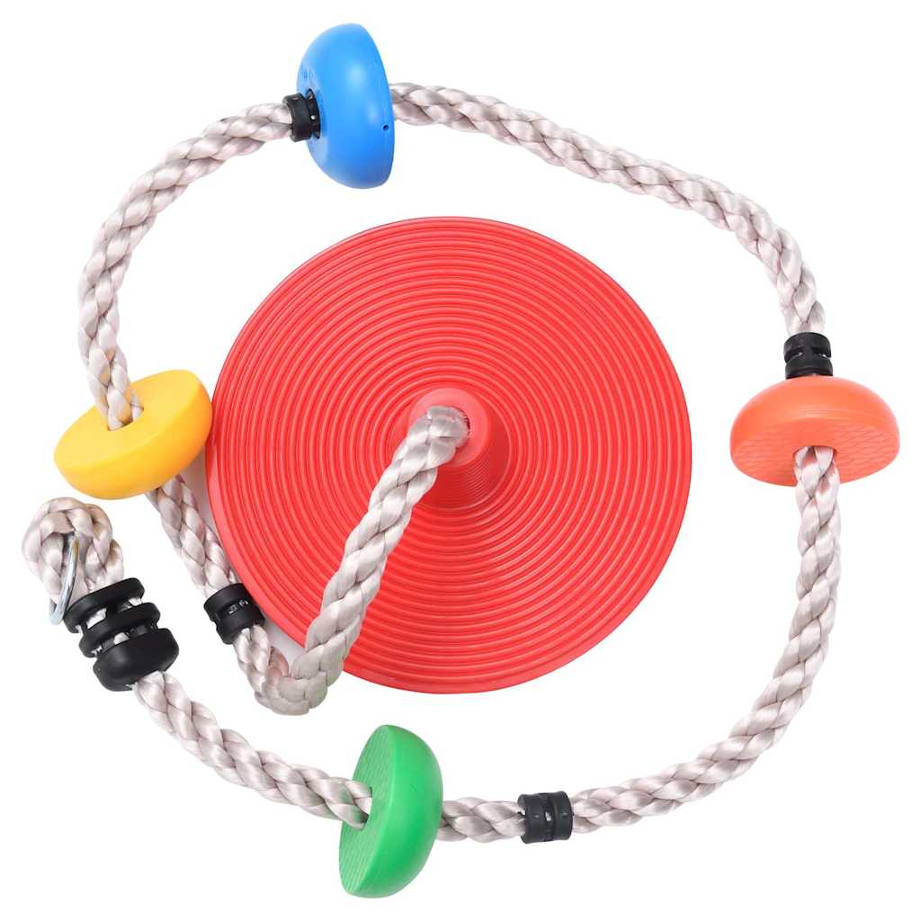 Vidaxl Rocking Climb Rope con plateau e disco 200 cm