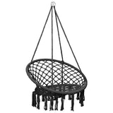 Vidaxl Hanging Chair 80 cm Anthrazit -ausgelöscht