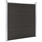 Vidaxl fence panel 180x186 cm HKC Black