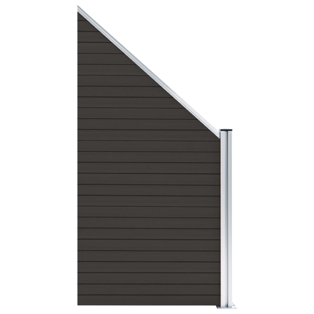 Vidaxl fence panel 95x (105-180) CM HKC Black