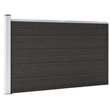 Vidaxl fence panel 175x105 cm HKC Black