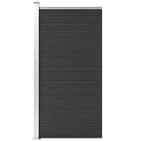 Vidaxl Fence Panel 95x186 CM HKC Black