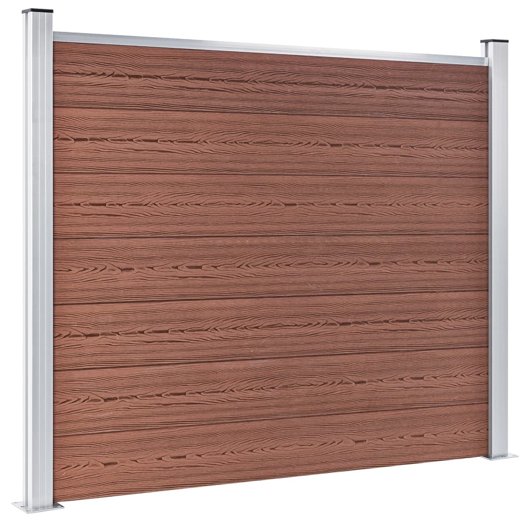 Vidaxl fence panel 180x146 cm HKC Brown