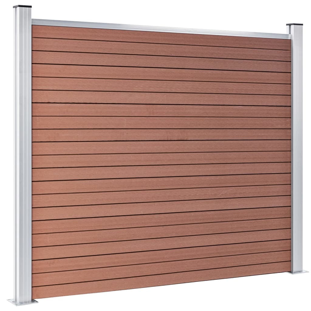 Vidaxl fence panel 180x146 cm HKC Brown