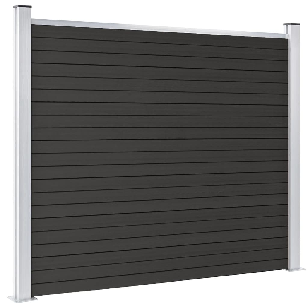 Vidaxl hegnpanel 180x146 cm HKC Gray