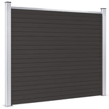 Vidaxl fence panel 180x146 cm HKC Black