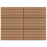 Vidaxl Terrace Liles 6 PCS 60x30 cm 1,08 m² Brown HKC