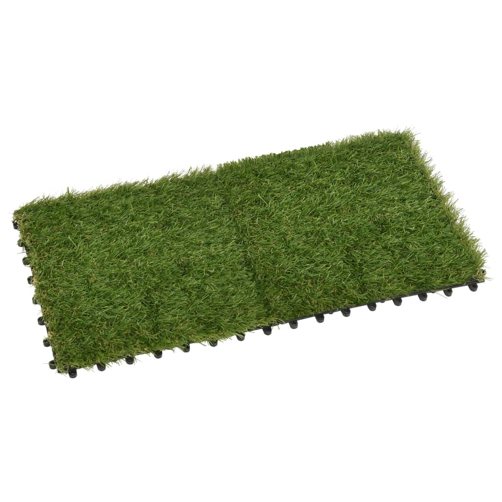 Vidaxl Artificial Grass Tiles 22 st 30x30 cm gröna