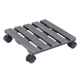 Vidaxl Plant Trolleys 2 PCS 30x30x7,5 cm HKC Grå