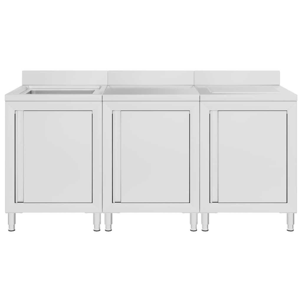 Vidaxl Washbasin Cabinet kommerziell 180x6096 cm Edelstol