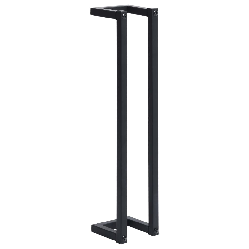 Rack per asciugamano Vidaxl 12.5x12.5x60 cm di ferro nero