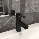 VidaXL Washbasin Faucer 130x176 mm Black