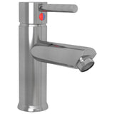 VidaXL Washbasin crane 130x176 mm silver colored