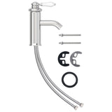 Vidaxl Washbasin Faucet 130x180 mm cromado