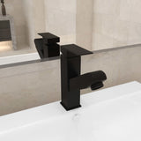 Vidaxl Washbasin Fidélité avec fonction de déduction 157x172 mm noir