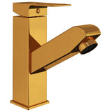 Vidaxl Washbasin Faucet con funzione aquila 157x172 mm oro -colorato