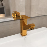 Vidaxl Washbasin Faucet con funzione aquila 157x172 mm oro -colorato