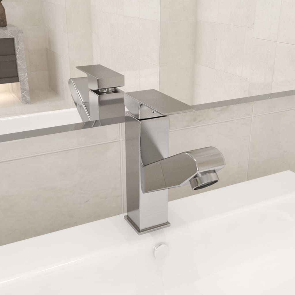 Faucet vidaxl washbasin s funkcí Eagle 157x172 mm stříbrná barva