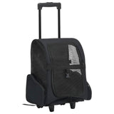 Vidaxl Pet Rolley Foldbar Black