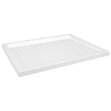 Vidaxl Shower Tray z kołkami 80x100x4 cm biały