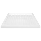 Vidaxl shower tray with studs 90x90x4 cm white