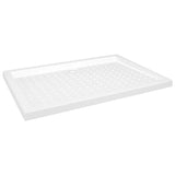 VIDAXL DOCHE DOCHE DOCHEDS CON STUMS 70X100X4 CM BIANCO