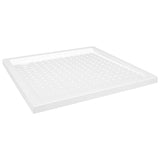 VidaXL Douchebak met noppen 80x80x4 cm wit