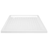 Vidaxl Dochoin vassoio con borchie 80x80x4 cm bianco