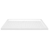 Vidaxl shower tray with studs 80x120x4 cm white