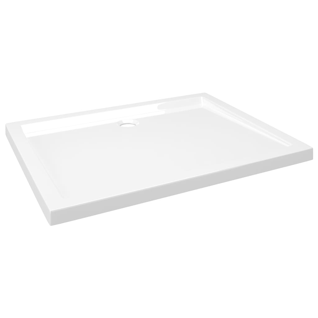 Bac de douche vidaxl rectangulaire 80x100 cm Abs