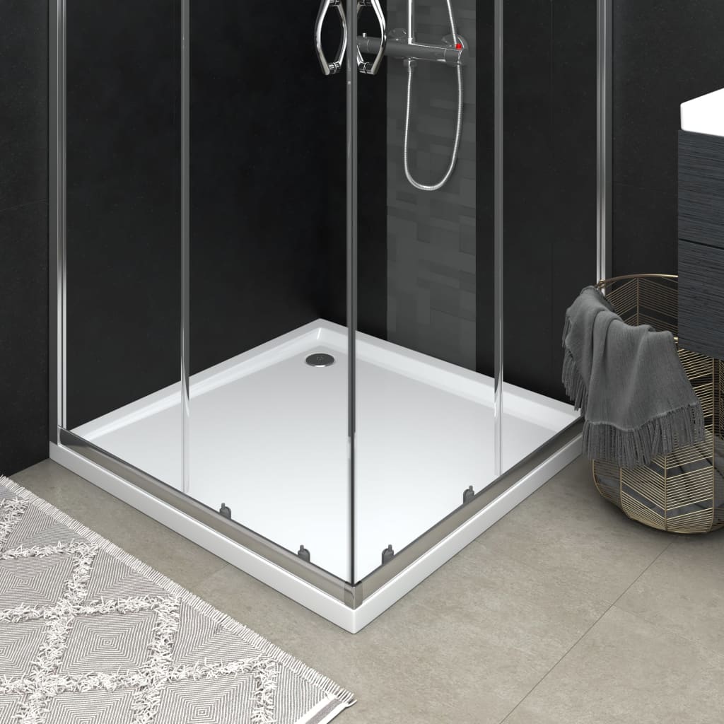 Vidaxl Shower bandeja cuadrado 90x90 cm ABS