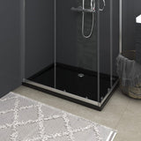 Vidaxl shower tray Rectangular 70x100 cm Black