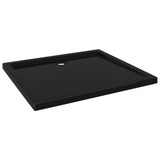 Bandeja de ducha Vidaxl rectangular 80x90 cm negro