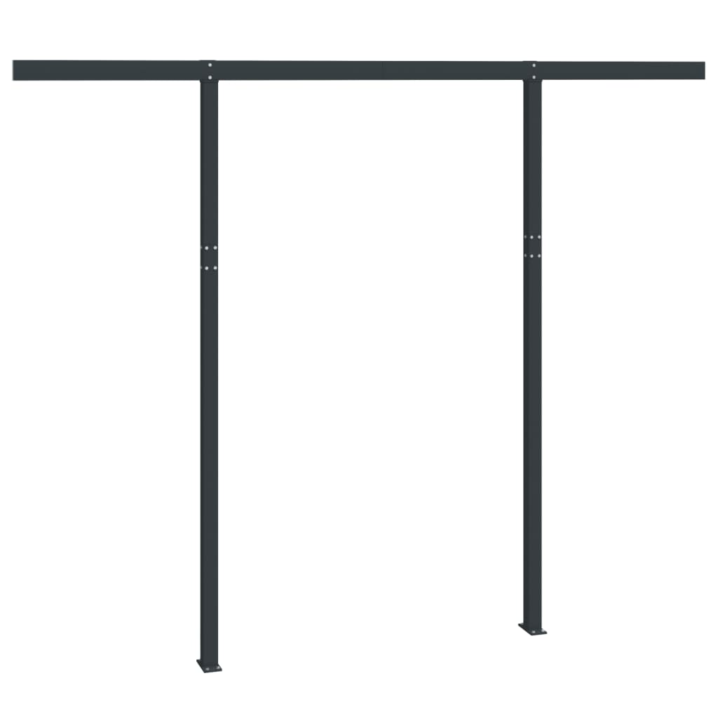 Vidaxl Laifel Pole Conjunto de 300x245 cm de antracita de hierro