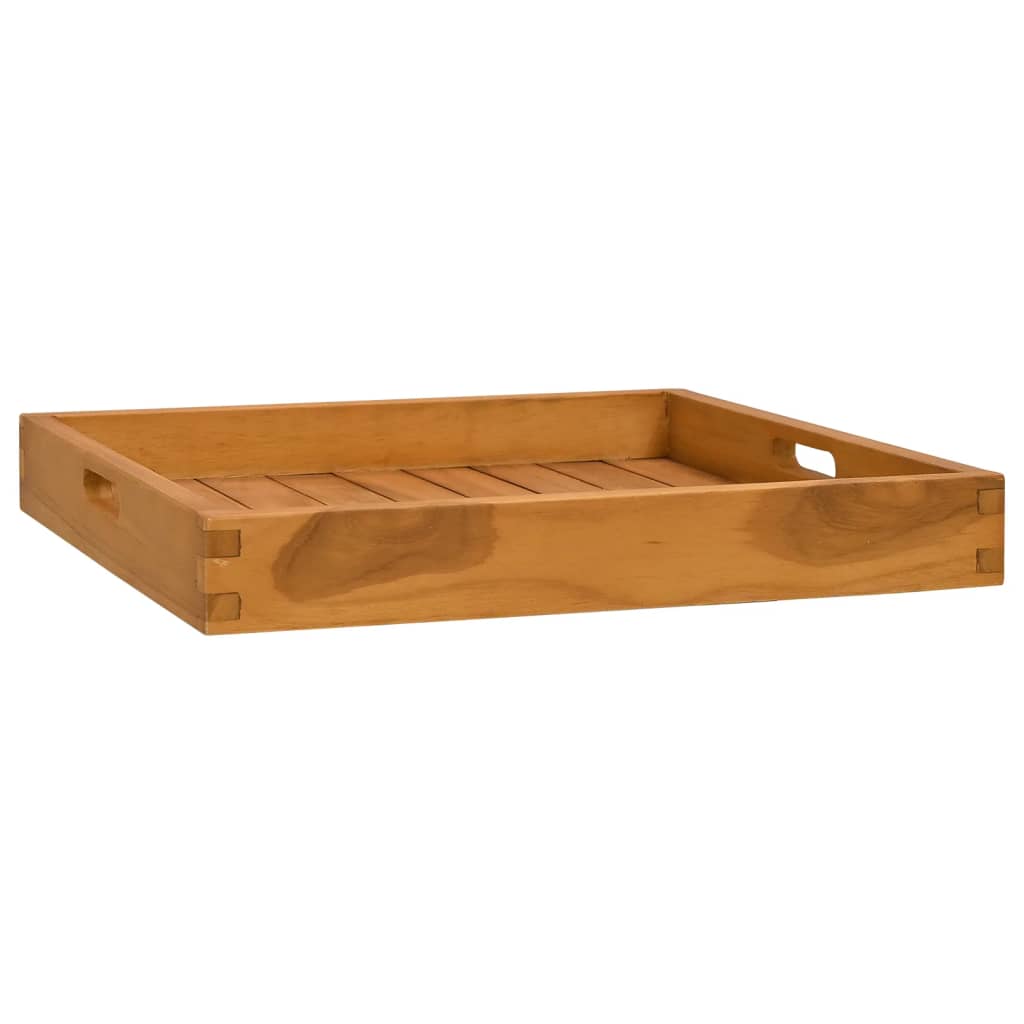 Vidaxl -bricka 50x50 cm fast teak