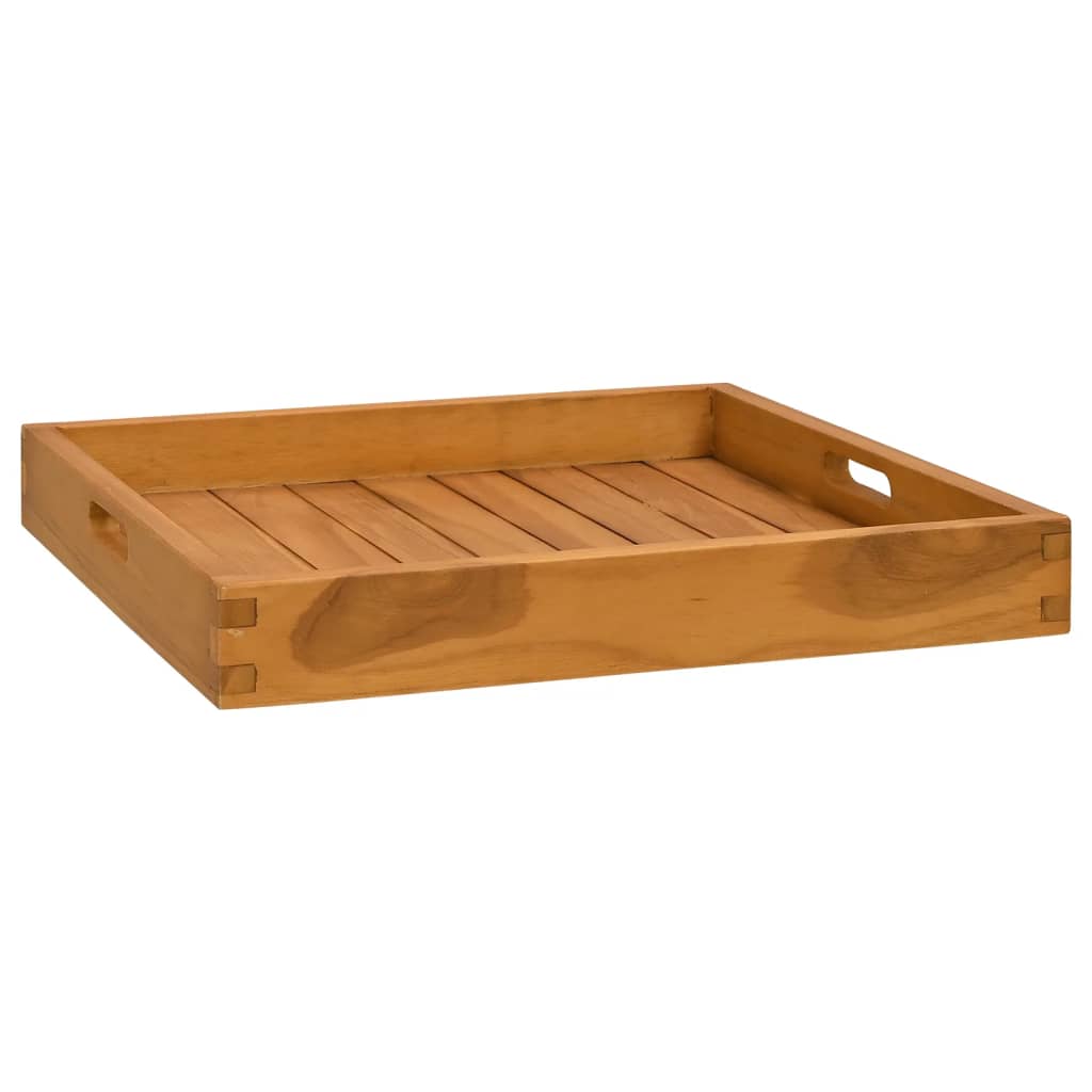 Vidaxl -bricka 50x50 cm fast teak