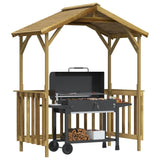 Vidaxl Barbecue Cover 163.5x93x210 cm Imprägnéiert Pinzis Holz