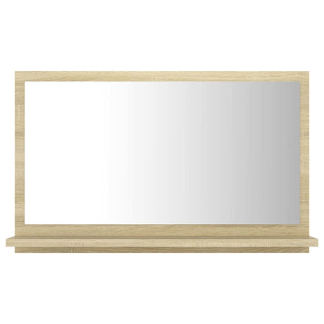 Vidaxl badkamerspiegel 60x10,5x37 cm bewerkt hout sonoma eikenkleurig