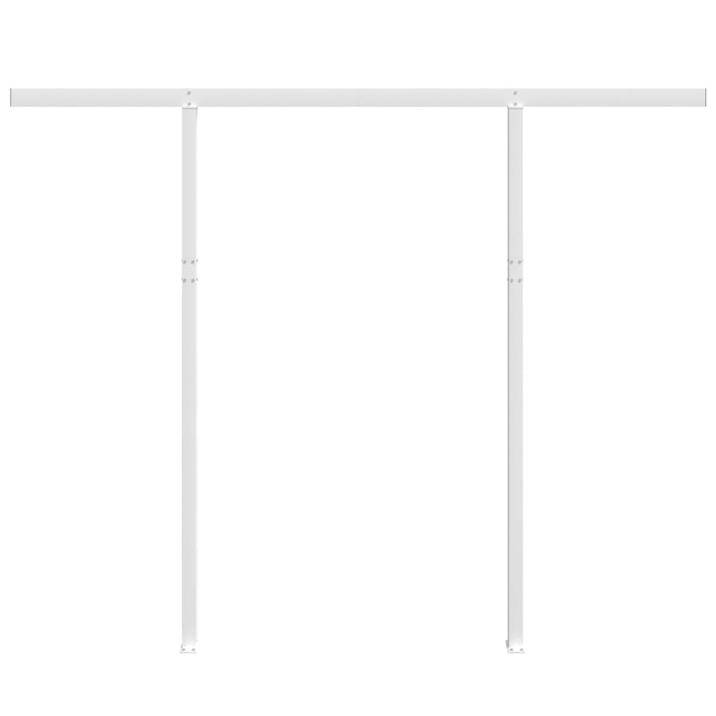 Vidaxl Laifel Pole Set 300x245 cm de hierro blanco