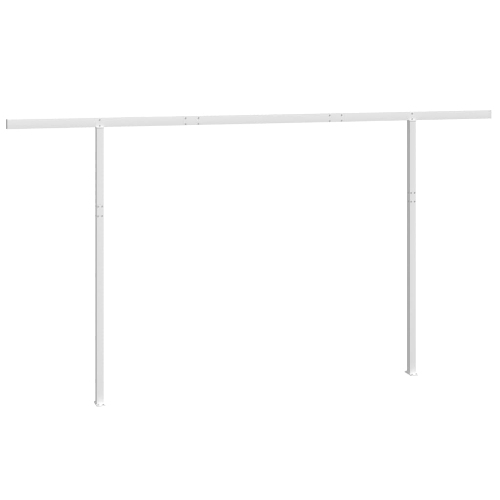 Vidaxl Laifel Pole Set 450x245 cm de hierro blanco