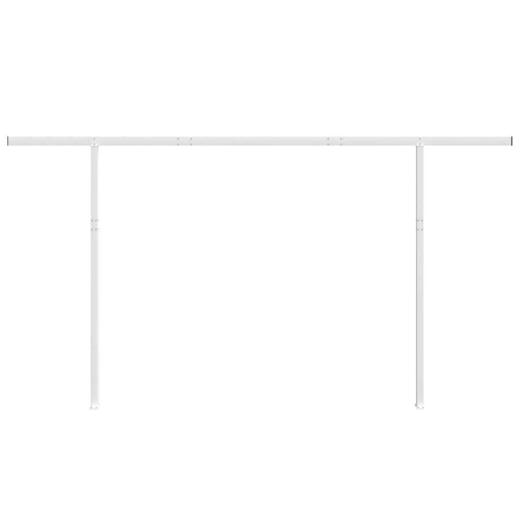 Vidaxl Laifel Pole Set 450x245 cm de hierro blanco