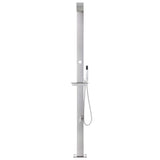 Vidaxl Douche extérieure 220 cm en acier inoxydable