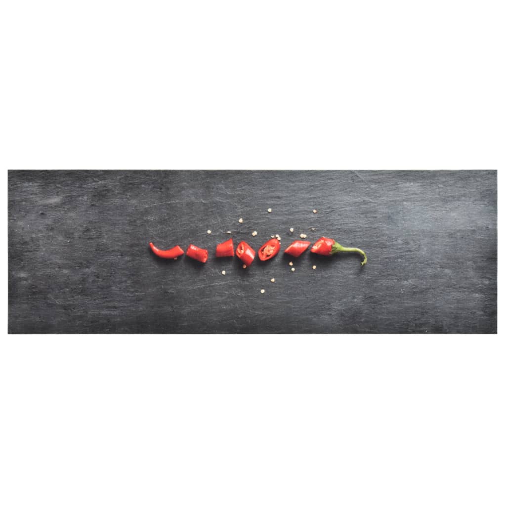 Vidaxl Kitchen Mat Washable Pepper 60x300 cm