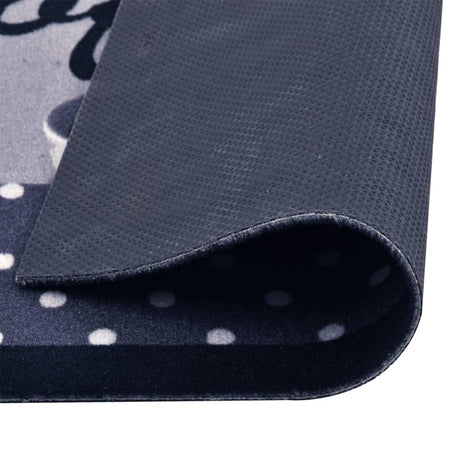 Vidaxl Küchenmatte waschbarer Kaffee 60x180 cm Blau