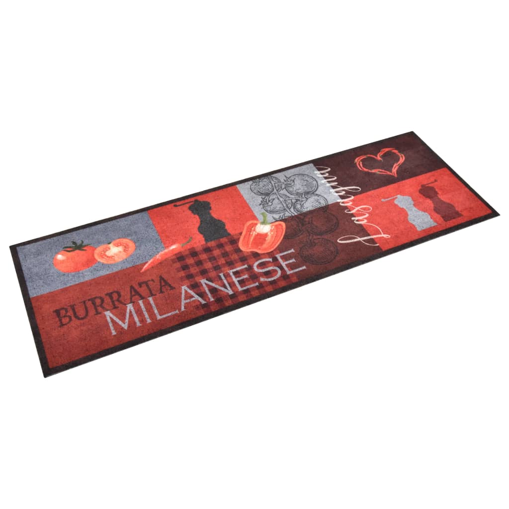 Vidaxl Kitchen Mat Washable Tomatoes 60x300 cm